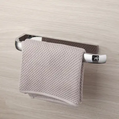Chroom handdoek beugel voor badkamer of toilet bij Badkranenwinkel