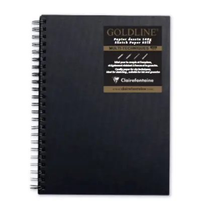 Clairefontaine Goldline Schetsboek 140 gram 64 vel Ivoor Papier bij Art en Hobby