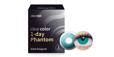 Clearcolor 1-Day Phantom Blue Walker bij Pearle Opticiens