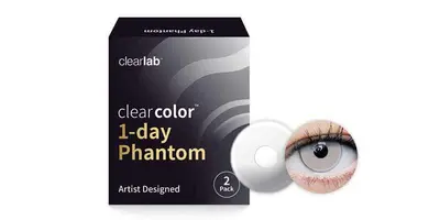 Clearcolor 1-Day Phantom White Out bij Pearle Opticiens