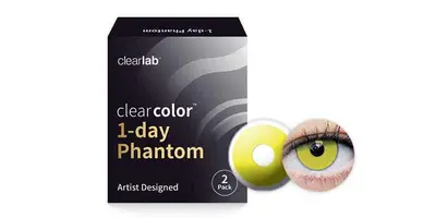 Clearcolor 1-Day Phantom Zombie Yellow bij Pearle Opticiens