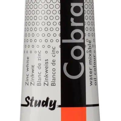 Cobra Study Watervermengbare Olieverf 104 Zinkwit 40 ml bij Verfze