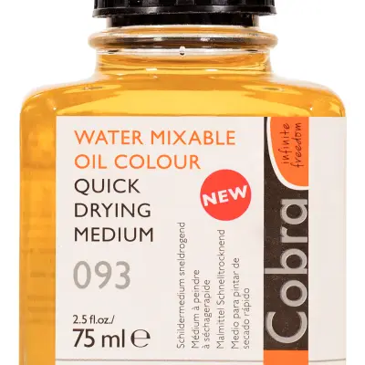 Cobra Watervermengbare Olieverf schildermedium sneldrogend 75ml bij Verfze