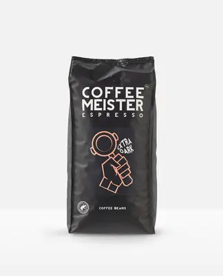 CoffeeMeister Extra Dark Roast - Krachtig & intens - 1kg bij CoffeeMeister