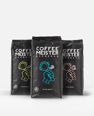CoffeeMeister Koffiebonen Proefpakket - 3 x 1kg bij CoffeeMeister