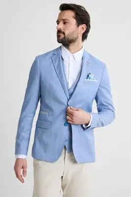 colbert blauw bij Wehkamp