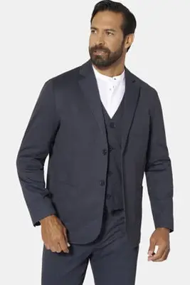 colbert Plus Size EMPSON zwart bij Wehkamp