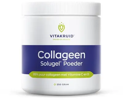 Collageen Solugel Poeder (250 gram) bij Vitaminadviceshop