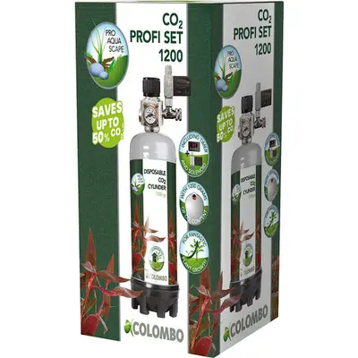 Colombo Co2 Profi Set 1200 Gram bij Aquariumplantenshop
