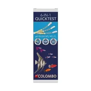 Colombo Quicktest 6 in 1 Teststrips - Aquarium Teststrips bij Fritskuiper