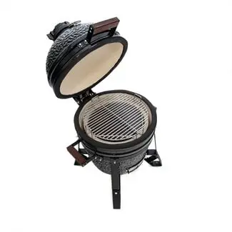 Compact Kamado BBQ 33 cm | Glanzend zwart bij proBBQshop