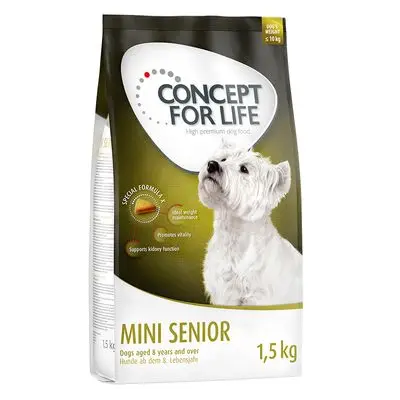 Concept for Life Mini Senior Hondenvoer Dubbelpak 2 x 3 kg bij Zooplus