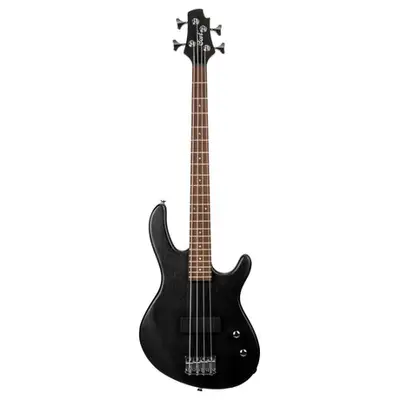 Cort Action Bass Junior shortscale basgitaar 30 inch populier body zwart bij VDS Instrumenten