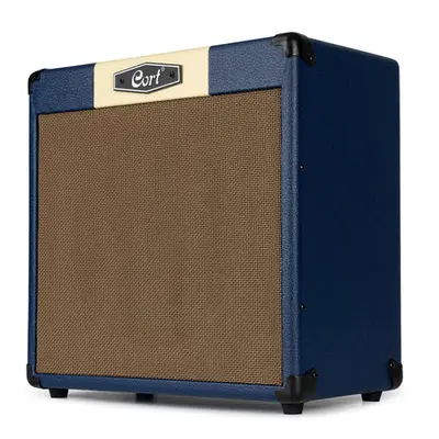 Cort CM30RDB 30W Gitaarversterker met 10 inch Speaker, Reverb en Bluetooth Dark Blue bij VDS Instrumenten
