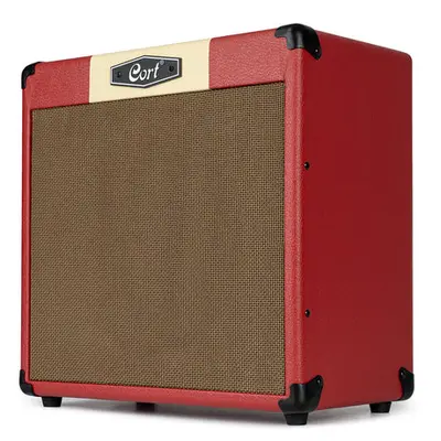 Cort CM30RDR 30W Gitaarversterker met 10 inch Speaker, Reverb en Bluetooth Dark Red bij VDS Instrumenten