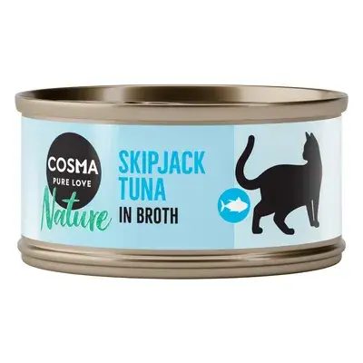Cosma Nature Kattenvoer 6 x 70 g Skipjack Tonijn bij Bitiba