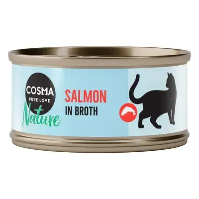Cosma Nature Kattenvoer 6 x 70 g Zalm bij Bitiba