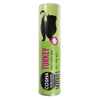 Cosma Snackies - gevriesdroogde kattensnacks Kalkoen (24 g) bij Bitiba