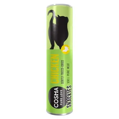 Cosma Snackies - gevriesdroogde kattensnacks Kip 26 g bij Bitiba