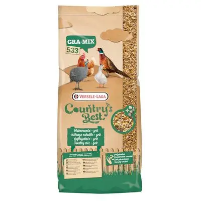 Country's Best GRA-MIX Pluimvee Mix + Grind Voer 20 kg bij Bitiba