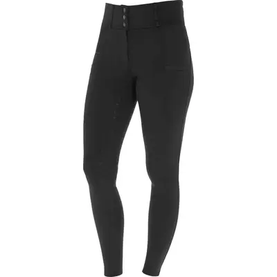 Covalliero Rijbroek Highwaist Full Grip Zwart bij Agradi