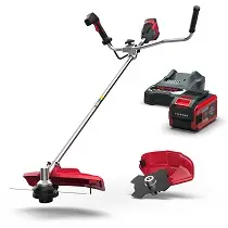 Cramer bosmaaier 40cm 48V incl. accu en lader bij Lozeman Tuinmachines