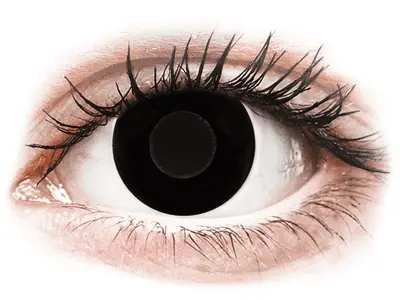 CRAZY LENS - Black Out - daglenzen zonder sterkte (2 lenzen) bij Alensa