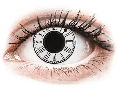 CRAZY LENS - Clock - daglenzen zonder sterkte (2 lenzen) bij Alensa