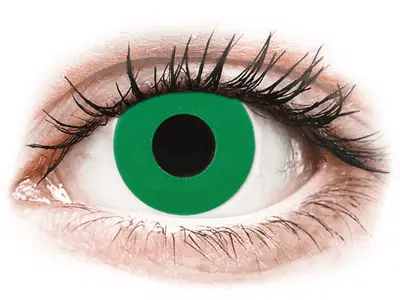CRAZY LENS - Emerald Green - daglenzen met sterkte (2 lenzen) bij Alensa
