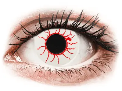 CRAZY LENS - Red Viper - daglenzen met sterkte (2 lenzen) bij Alensa