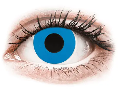 CRAZY LENS - Sky Blue - daglenzen met sterkte (2 lenzen) bij Alensa