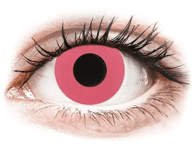 CRAZY LENS - Solid Rose - daglenzen met sterkte (2 lenzen) bij Alensa