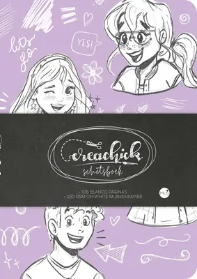 CreaChick Schetsboek - Lilac bij Pipoos