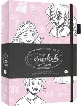 Creachick schetsboek pink bij Hobbyshop-online