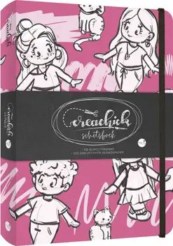 Creachick schetsboek raspberry bij Hobbyshop-online