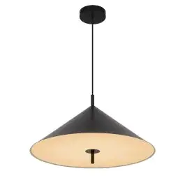 D'Lite Hanglamp Crochte Metaal En Kunststof Mat Zwart | Geschikt Voor 3x E27 bij Lampdirect