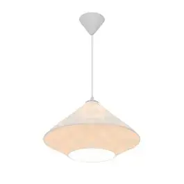 D'Lite Hanglamp Groede Papier Wit | Geschikt Voor 1x E27 bij Lampdirect