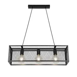 D'Lite Hanglamp Merkem Mat Zwart | Geschikt Voor 3x E27 bij Lampdirect