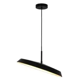 D'Lite Hanglamp Uxem Mat Zwart 23W 1800lm - 827 Zeer Warm Wit | 3-Staps Dimbaar bij Lampdirect