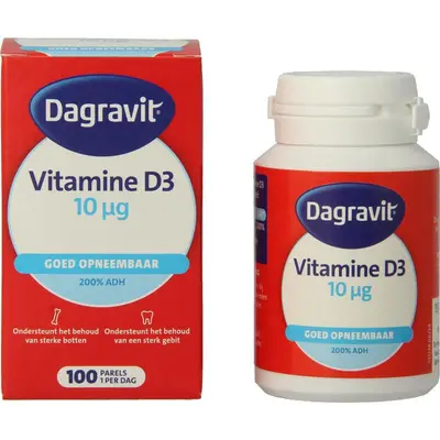 Dagravit Vitamine D Pearls 400Iu bij Vitatheek
