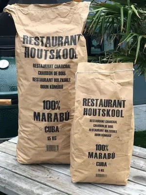 Dammers Marabu restaurant houtskool bij Beef Exclusief