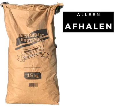 Dammers Restaurant Houtskool 100% White Quebracho ca. 15kg bij Beef Exclusief
