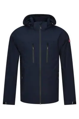 Dan softshell jas donkerblauw bij Wehkamp