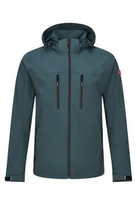 Dan softshell jas groen bij Wehkamp