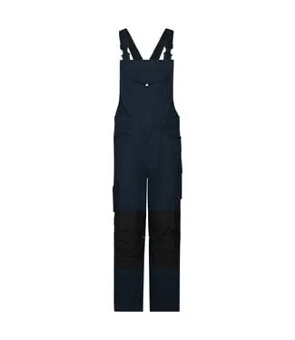DASSY Ito Flex Tuinbroek Stretch Donkerblauw/Zwart bij Bedrijfskledingonline
