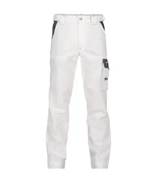 DASSY Nashville Schilders Werkbroek Wit/Grijs bij Bedrijfskledingonline