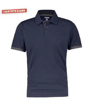 DASSY Traxion D-Flex Werkpolo Donkerblauw/Grijs bij Bedrijfskledingonline