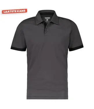 DASSY Traxion D-Flex Werkpolo Grijs/Zwart bij Bedrijfskledingonline