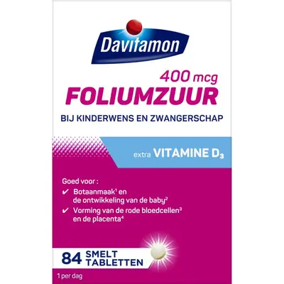 Davitamon Foliumzuur Vitamine D bij Vitatheek