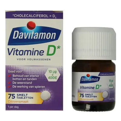 Davitamon Vitamine D Volwassenen Smelttablet bij Vitatheek